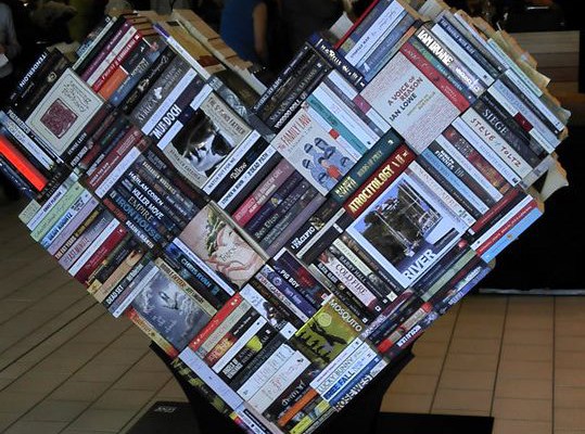 book sculpture