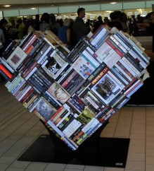 book sculpture