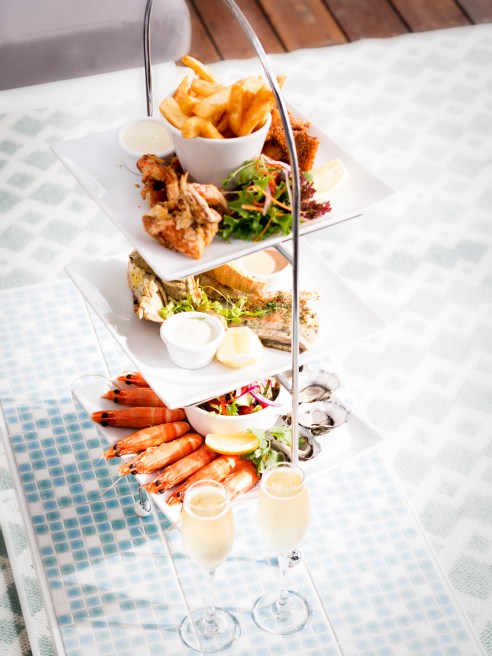 Something to share: a seafood tier for three. (Photo: Andrew Jarvie). 