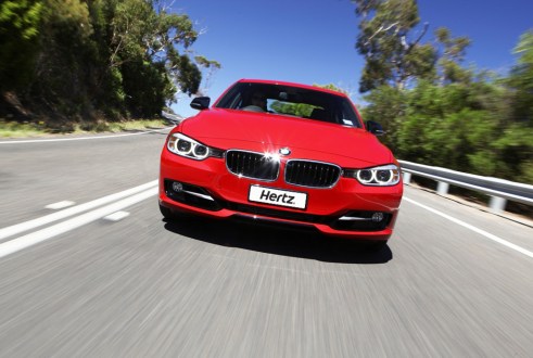 Even a luxury BMW is within rental reach of young drivers with Hertz's new policy.