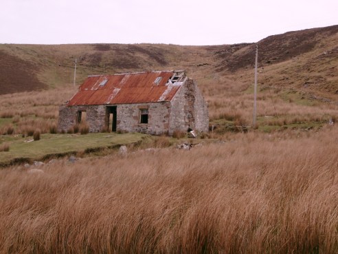 Derelict cottage in the Scottish Highlands.