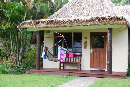 One of the many styles of accommodation at Outrigger on the Lagoon Fiji - this one is great for families.
