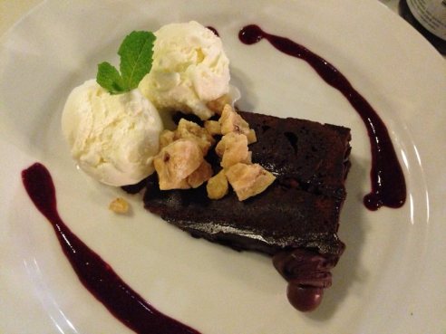 Decadent dessert at Mahsuri Thai