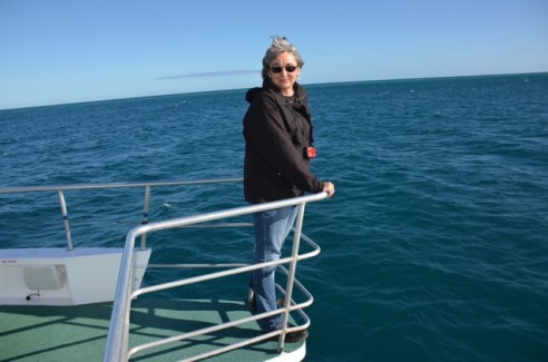 The shiny little red camera around my neck came in handy for more than whale snaps!