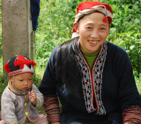 Hmong mother and child