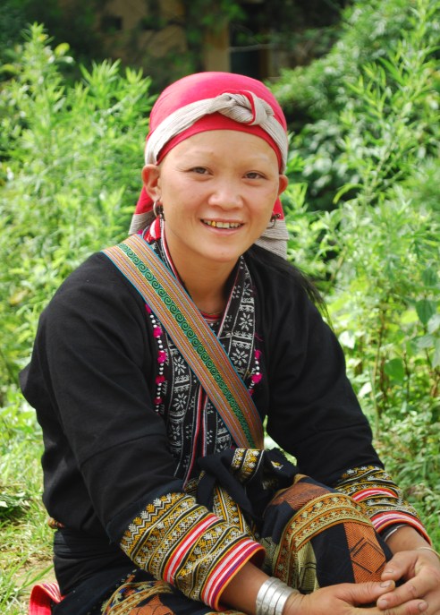 Red Dao girl, Cat Cat