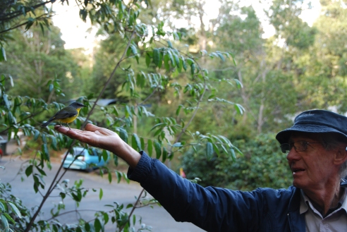 Naturalist Glen Threlfo has an affinity with the birds.